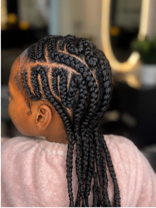 Feathered Feed-in Braids